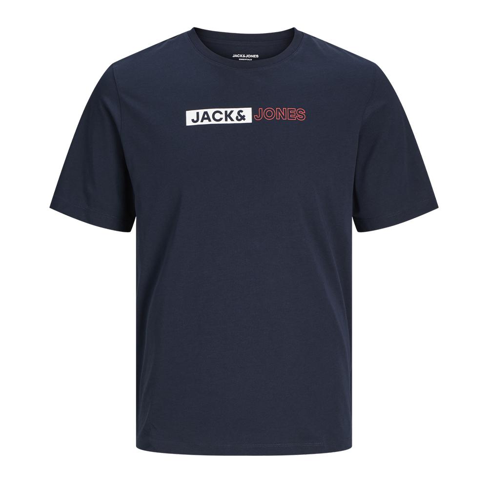 T-shirt Marine Garçon Jack & Jones Blaz pas cher