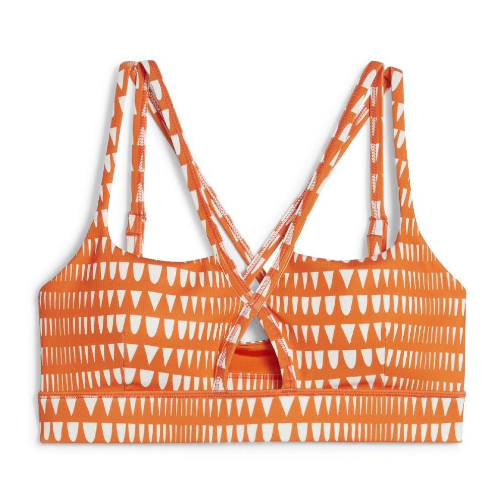 Brassière Orange Femme Puma Lemlem Impact pas cher