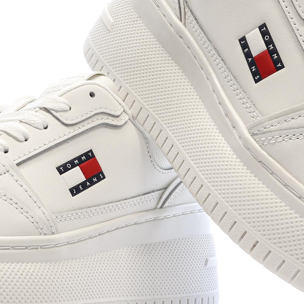 Baskets Beiges Femme Tommy Hilfiger Retro vue 7