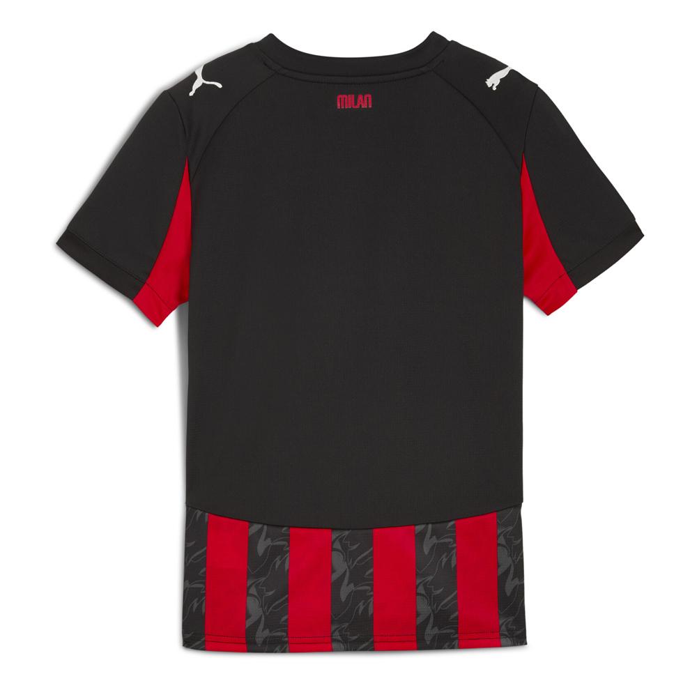ACM Milan Maillot de Football Rouge/Noir Garçon Puma 25/26 vue 2