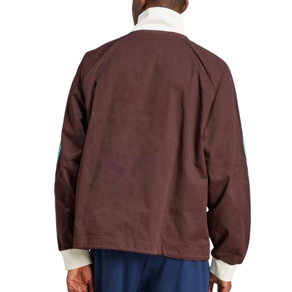 Veste Marron Homme Adidas Pullover vue 2