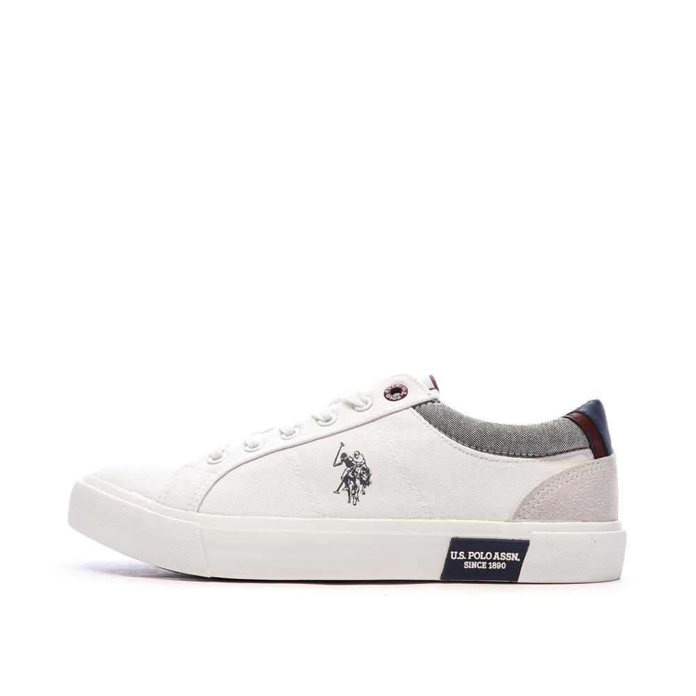Baskets Blanches Homme US Polo ASSN Gifa pas cher