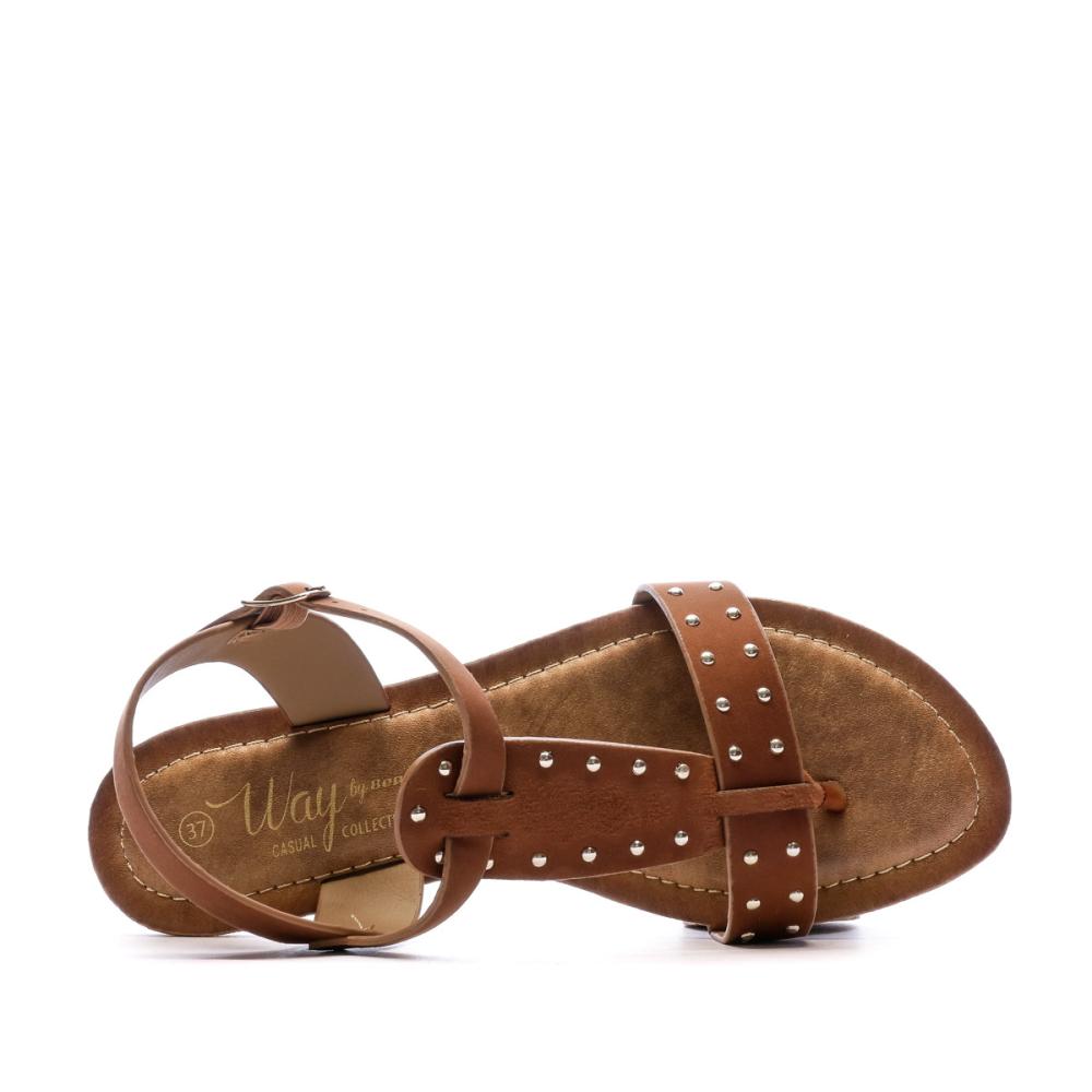Sandales Marron Femme Beppi vue 4