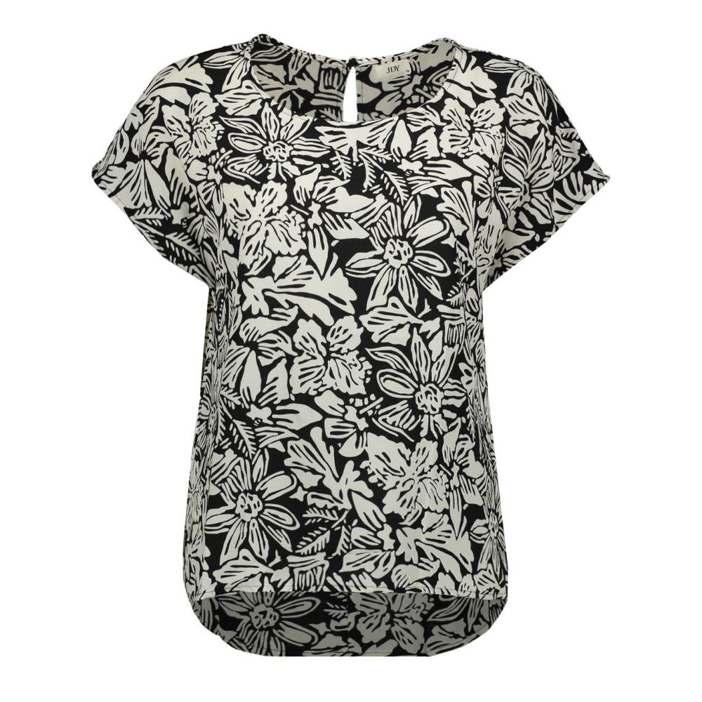 Blouse Beige/Noir à Motifs Femme JDY Piper pas cher