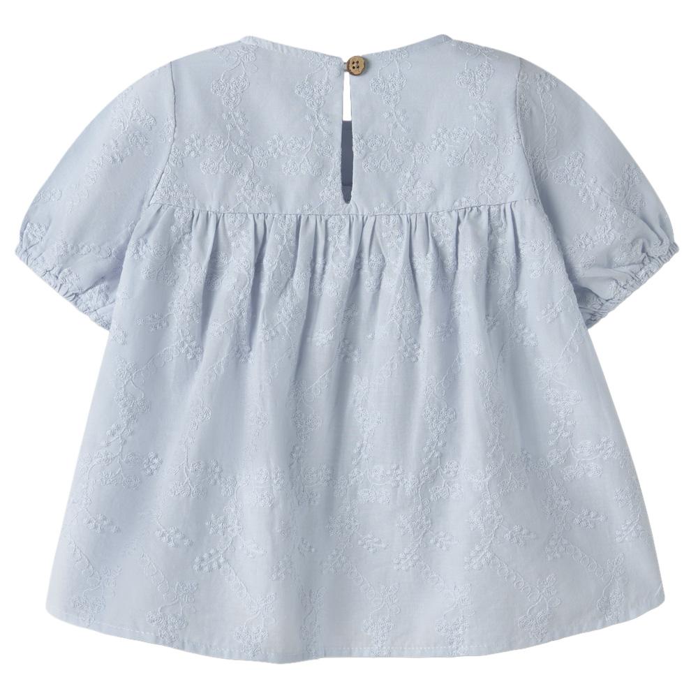 Blouse Bleu Fille Lil' Atelier Jiva Loose vue 2