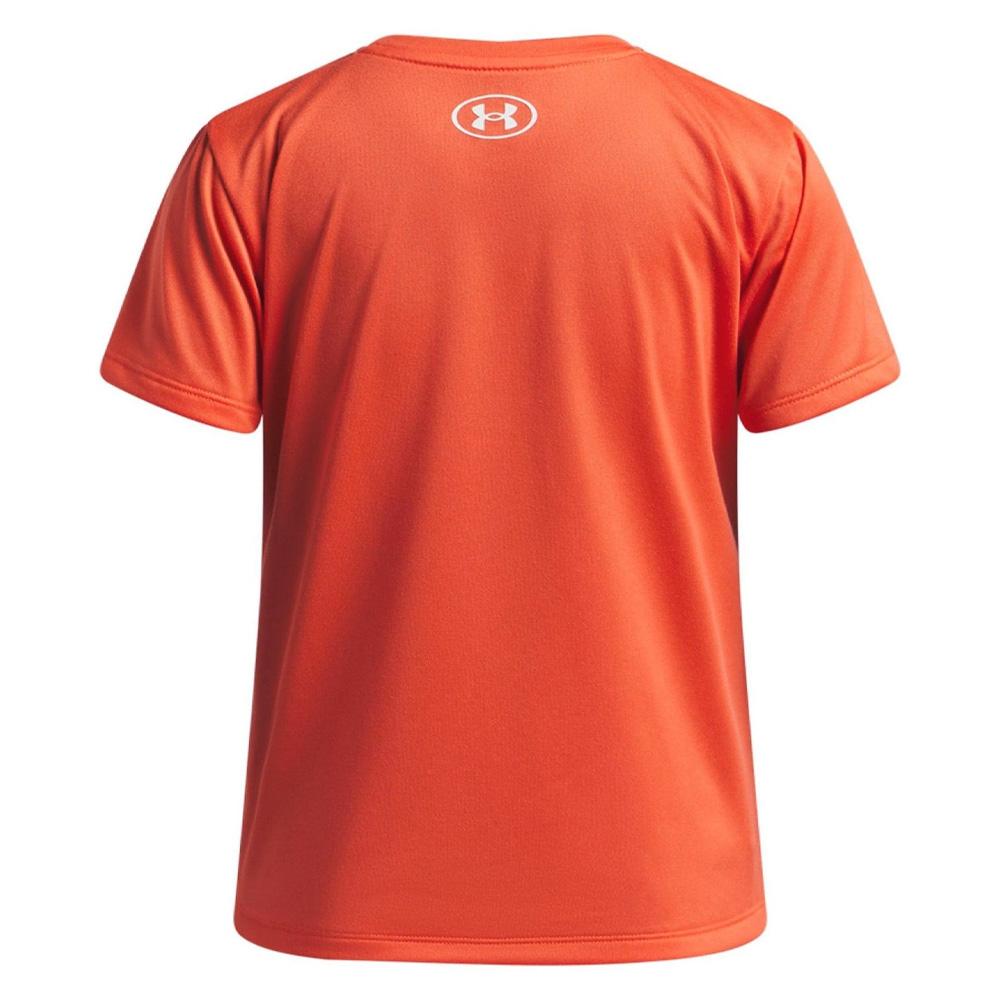 Maillot de sport Orange Garçon Under Armour Tech 2.0 SS vue 2
