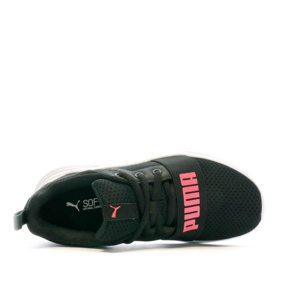 Baskets Noir Fille Puma Wired vue 4