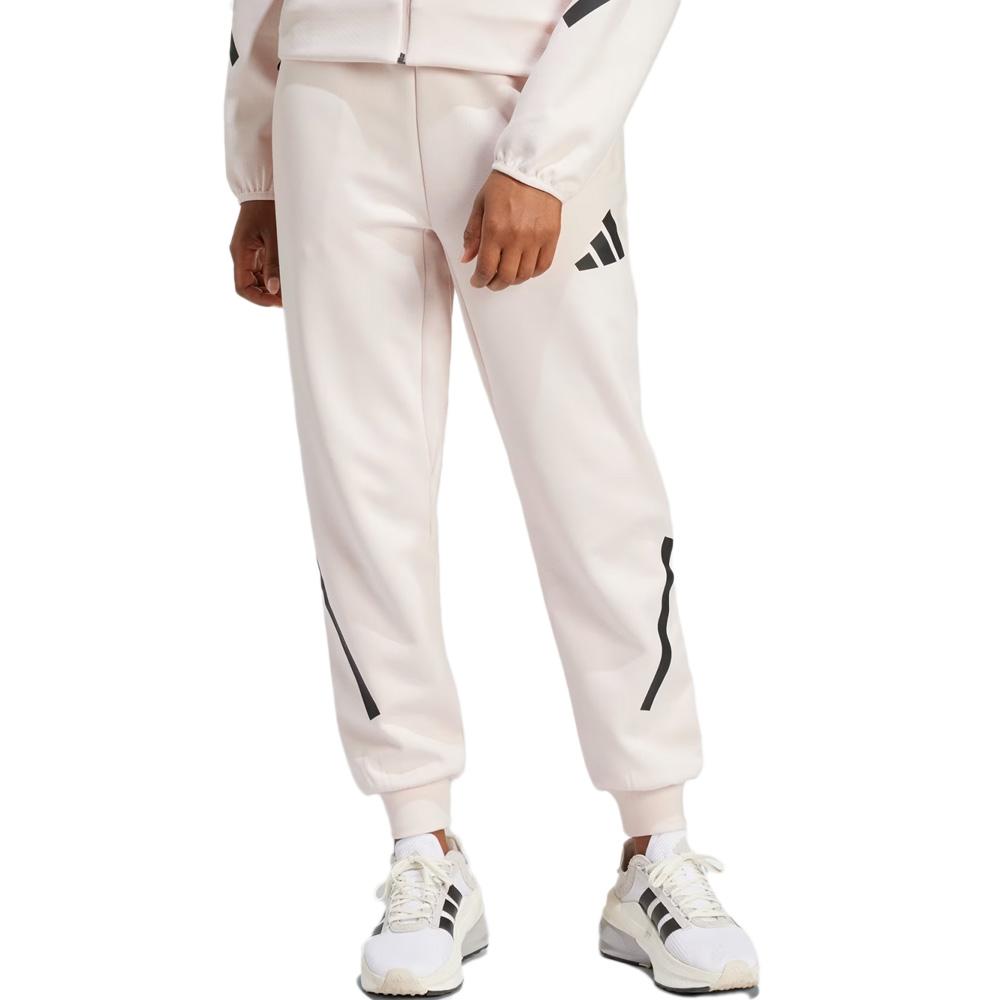 Jogging Rose/Noir Femme Adidas JF4788 pas cher