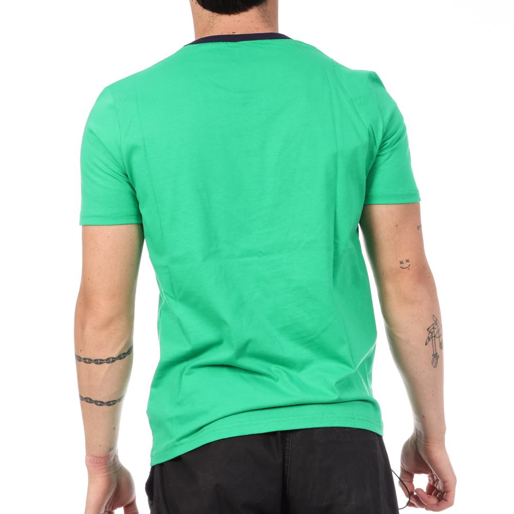 T-Shirt Vert Homme Le Coq Sportif Monochrome vue 2