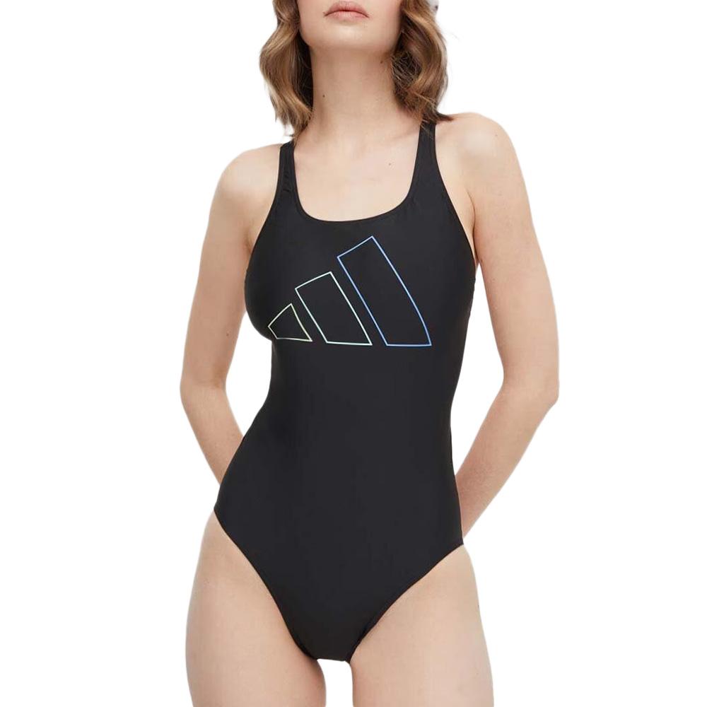 Maillot de bain 1 piece Noir Femme Adidas Big Bars Suit pas cher