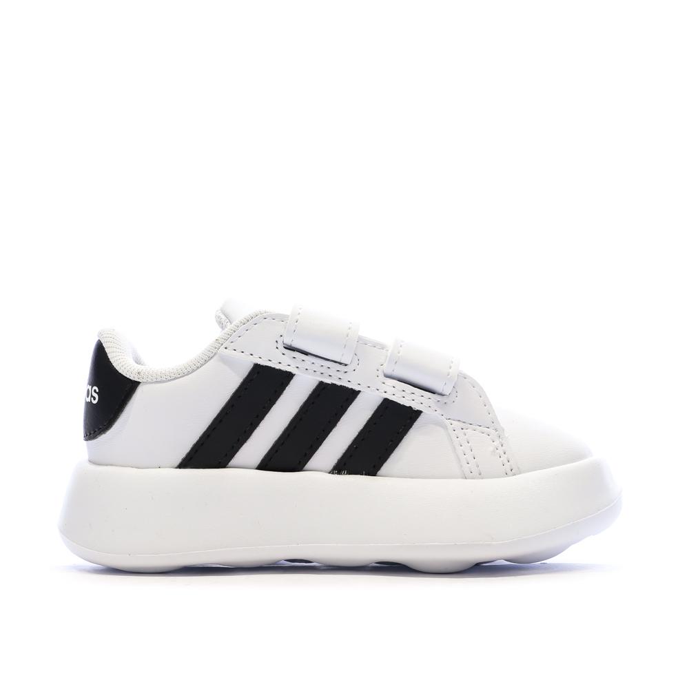 Baskets Blanches/Noires Garçon Adidas Grand Court 2.0 vue 2