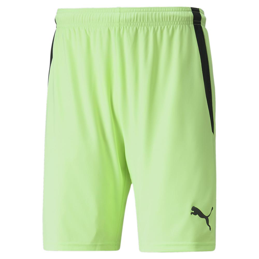 Short de Sport Vert Homme Puma Teamliga pas cher