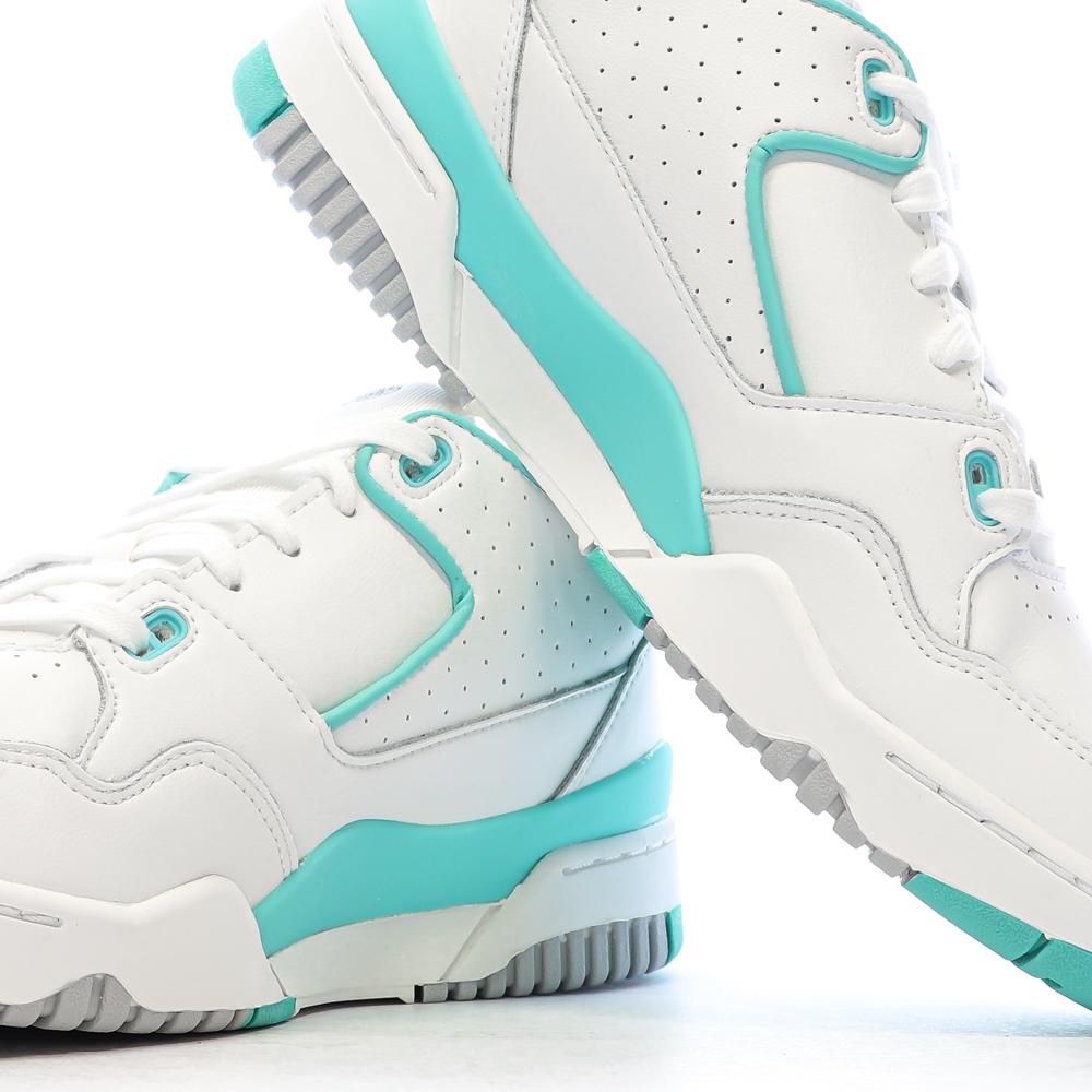 Men's White/Turquoise Sneakers Le Coq Sportif Nineties Photo of the Espace des Marques %store% store - view of %key%