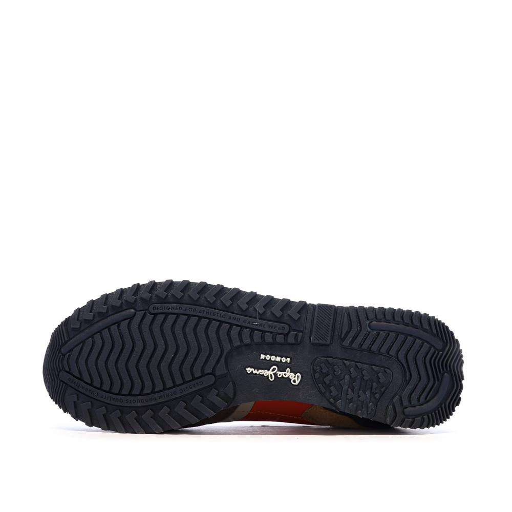 Baskets Marron/Rouge/Marine Homme Pepe jeans Brit Road M vue 5