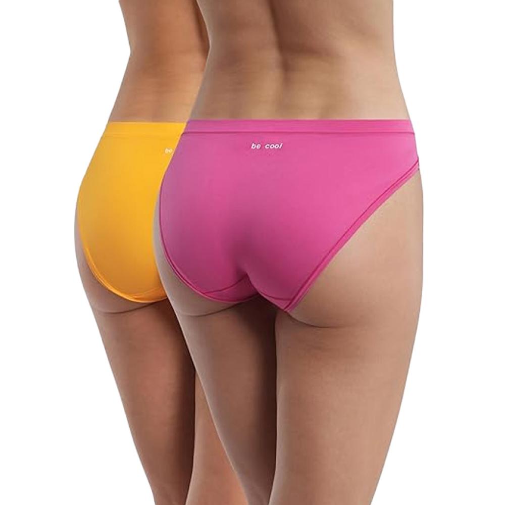 x2 Culottes Rose/Orange Femme Dim DIM0A6M vue 2