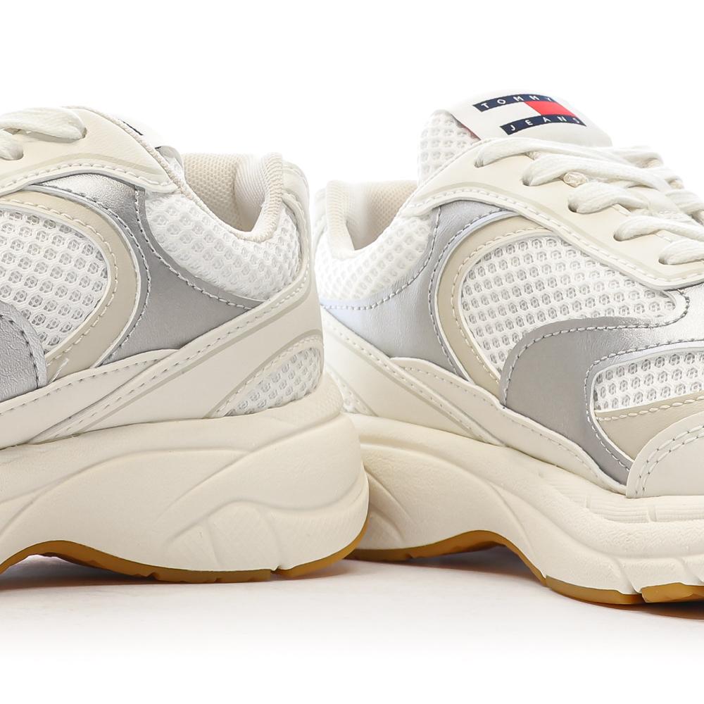 Baskets Blanches/Beiges Femme Tommy Hilfiger The Coney Metal vue 7