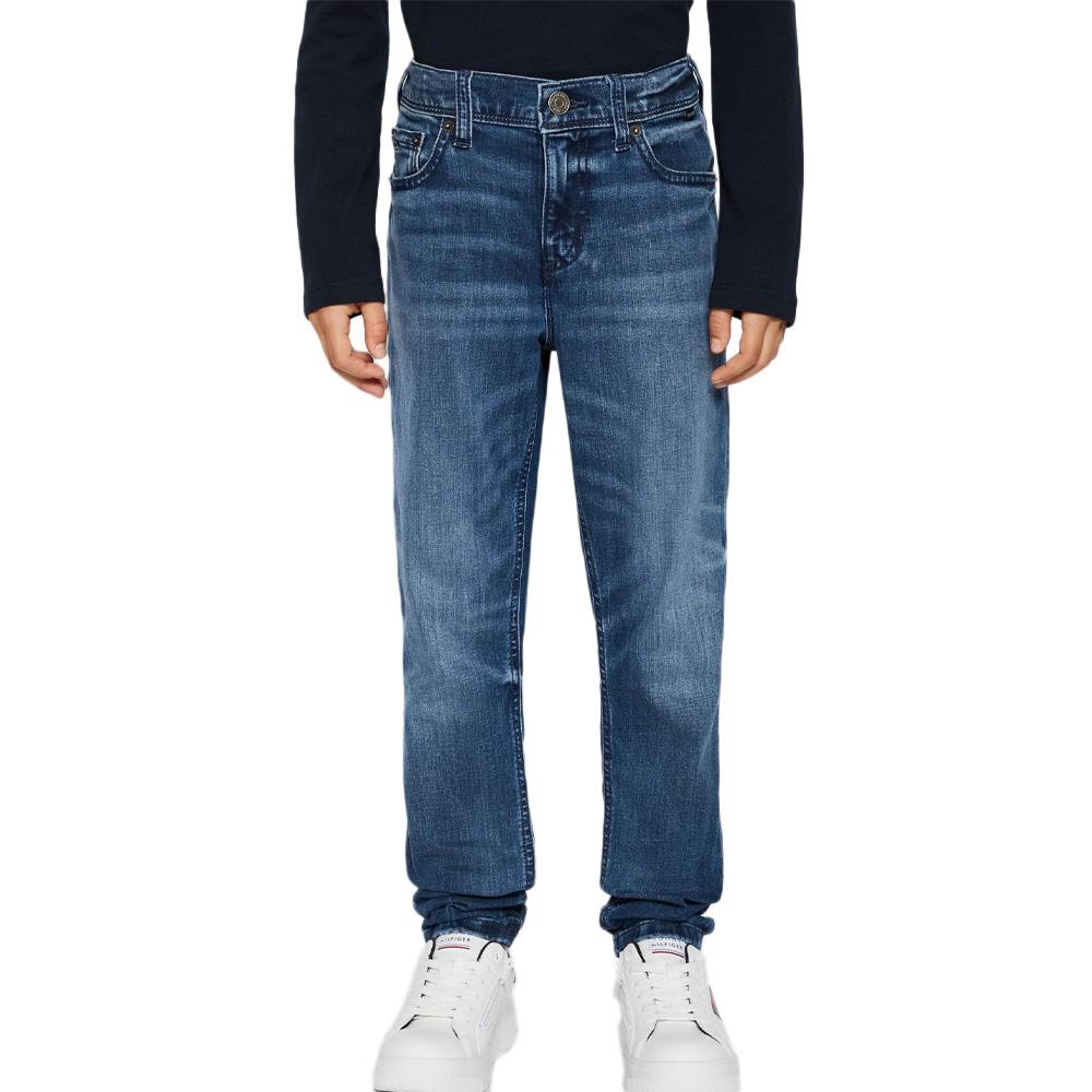 Jean Slim Bleu Garçon Tommy Hilfiger Scanton KB0KB09181 pas cher