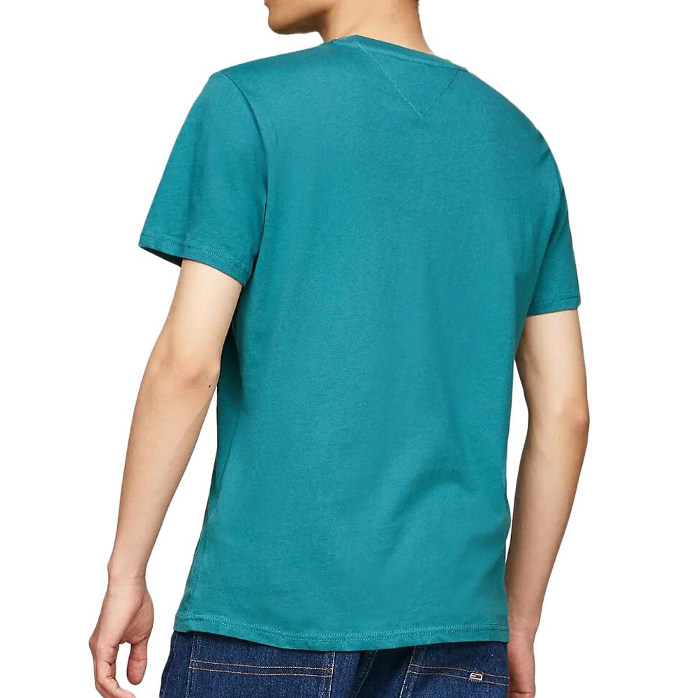 T-shirt Bleu Homme Tommy Hilfiger DM0DM18569-0TT vue 2