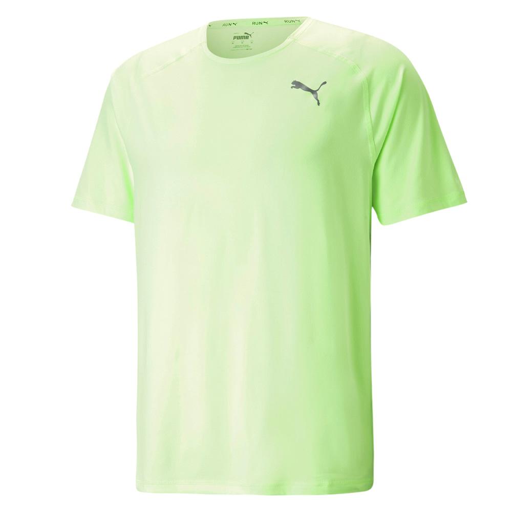 T-shirt Vert Homme Puma Run pas cher