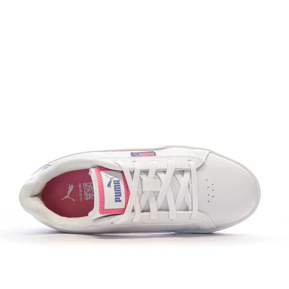 Baskets Blanches/Roses Fille Puma Jada 395599 vue 4