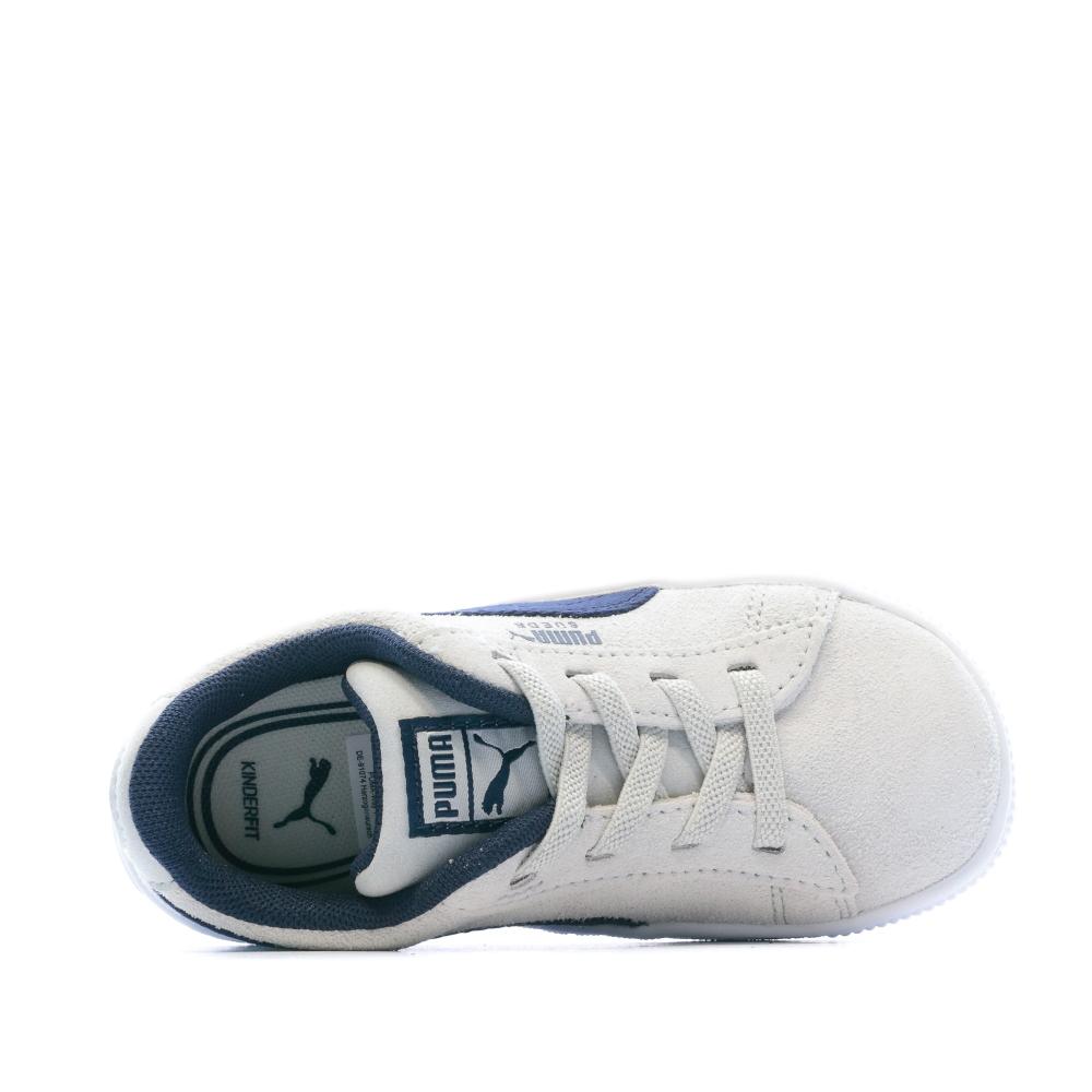 Baskets Gris Garçon Puma SUEDE Classic vue 4