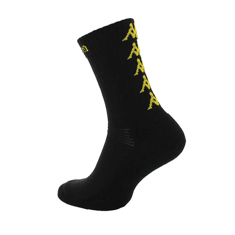 Chaussettes de Sport Noir/Jaune Kappa Eleno pas cher