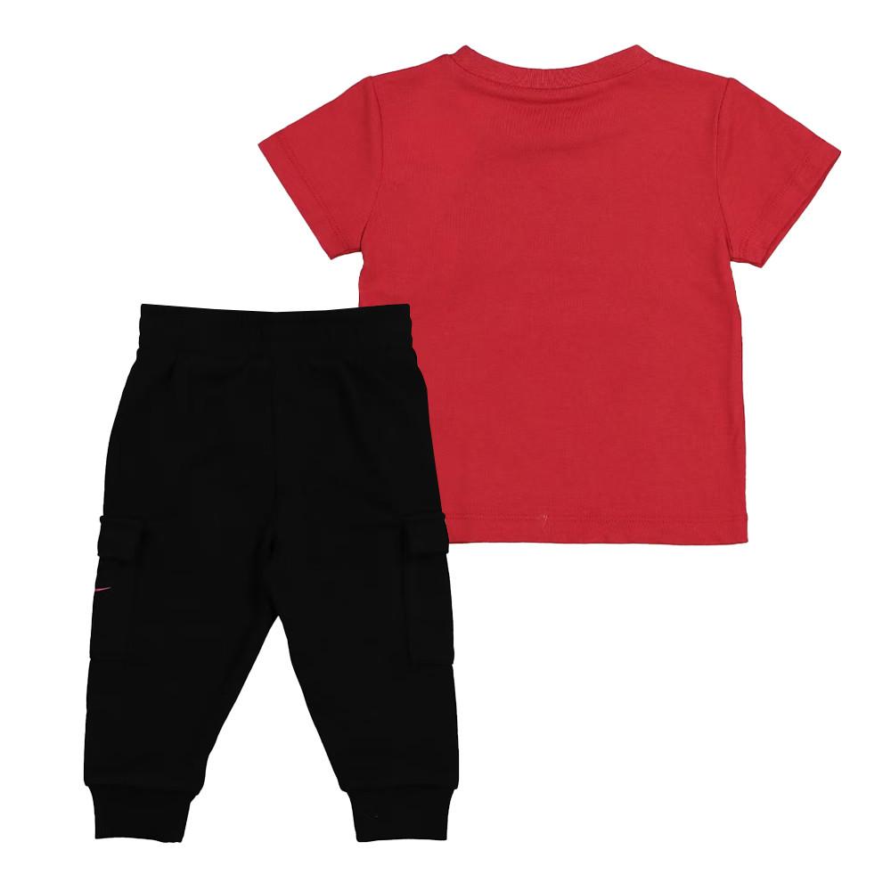 Ensemble Noir/Rouge Garçon Nike Jogger Set vue 2