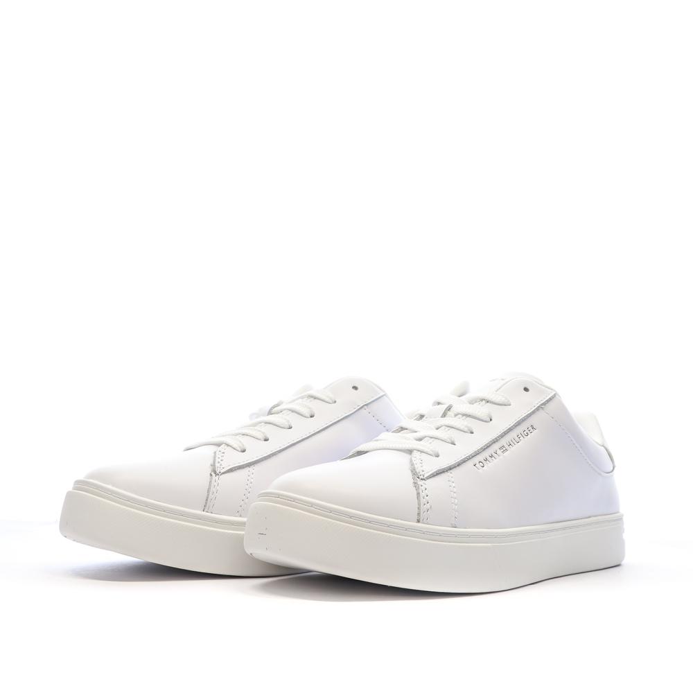 Baskets Blanches Femme Tommy Hilfiger Essential Court vue 6