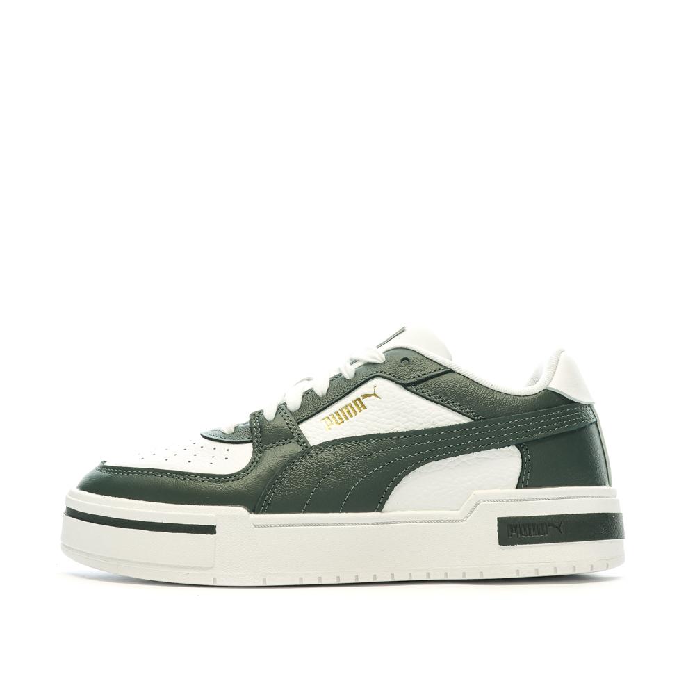Baskets Blanc/Vert Homme Puma Ca Pro Classic pas cher
