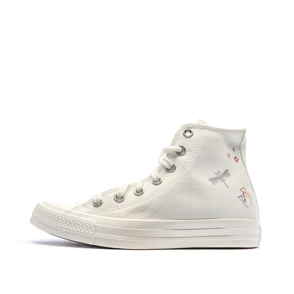 Baskets Blanches Femme Converse Chuck Taylor All Star vue 2