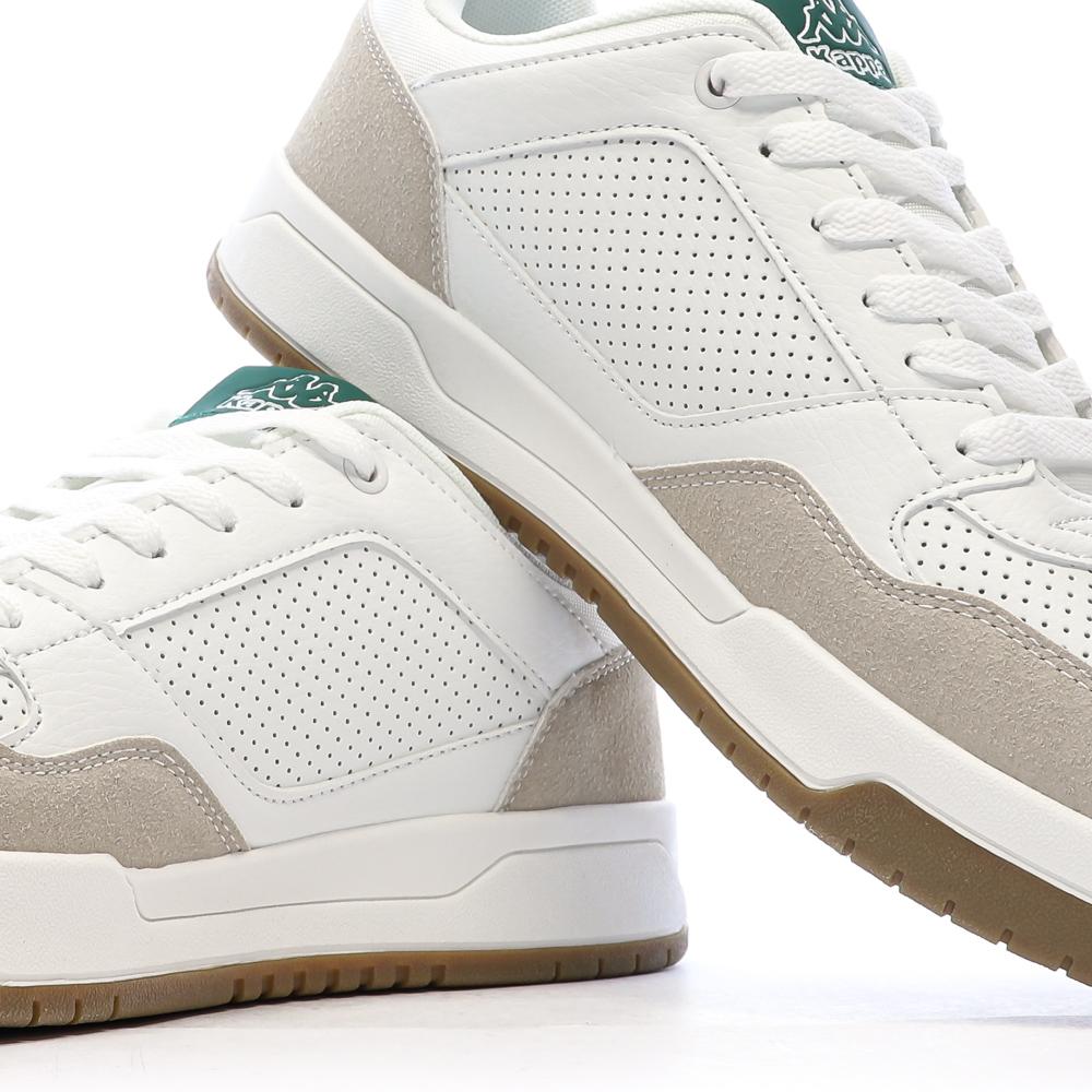 Baskets Blanches/Beiges Homme Kappa Logo Manis vue 7