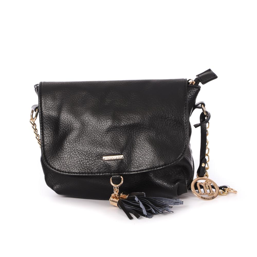 Sac bandoulière Noir Femme Manoukian Mareva pas cher