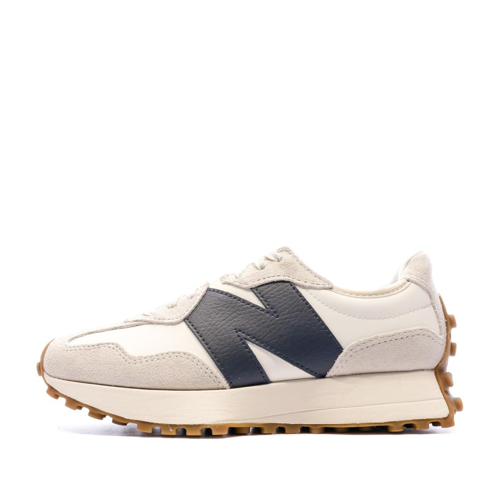 Baskets Beiges/Grises Femme New Balance 327 pas cher