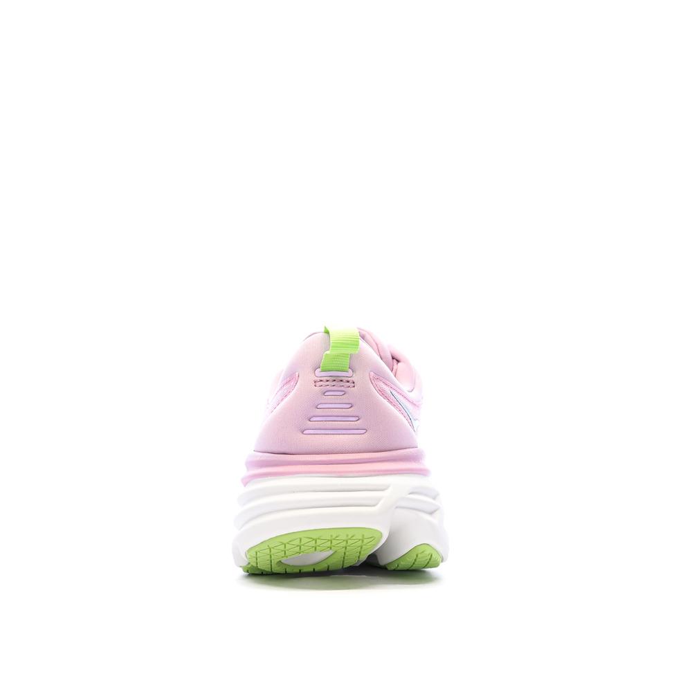 Chaussures running Rose Femme Hoka Bondi 8 vue 3