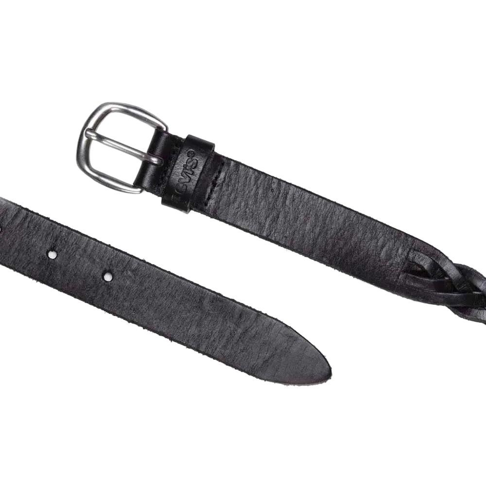 Ceinture Cuir Noir Femme Levi's Braid vue 2