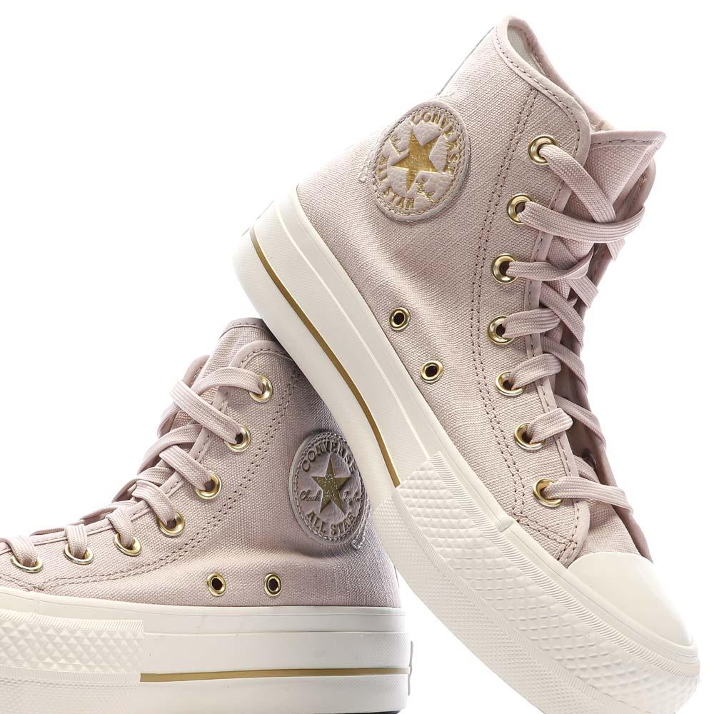 Baskets Mauves Femme Converse Lift Platform Tailored Lines vue 7