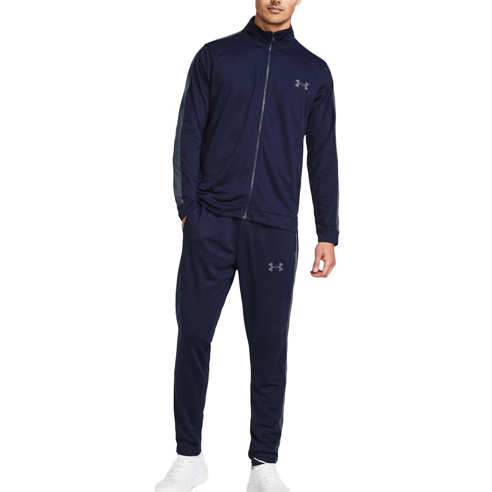 Survêtement Bleu Homme Under Armour Knit Track pas cher