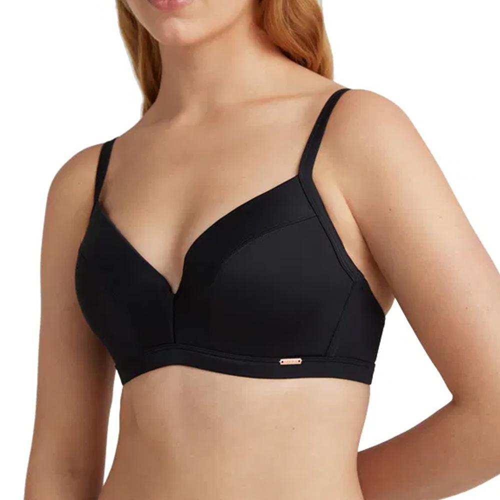 Top de traje de baño negro para mujer O'Neill Panama barato