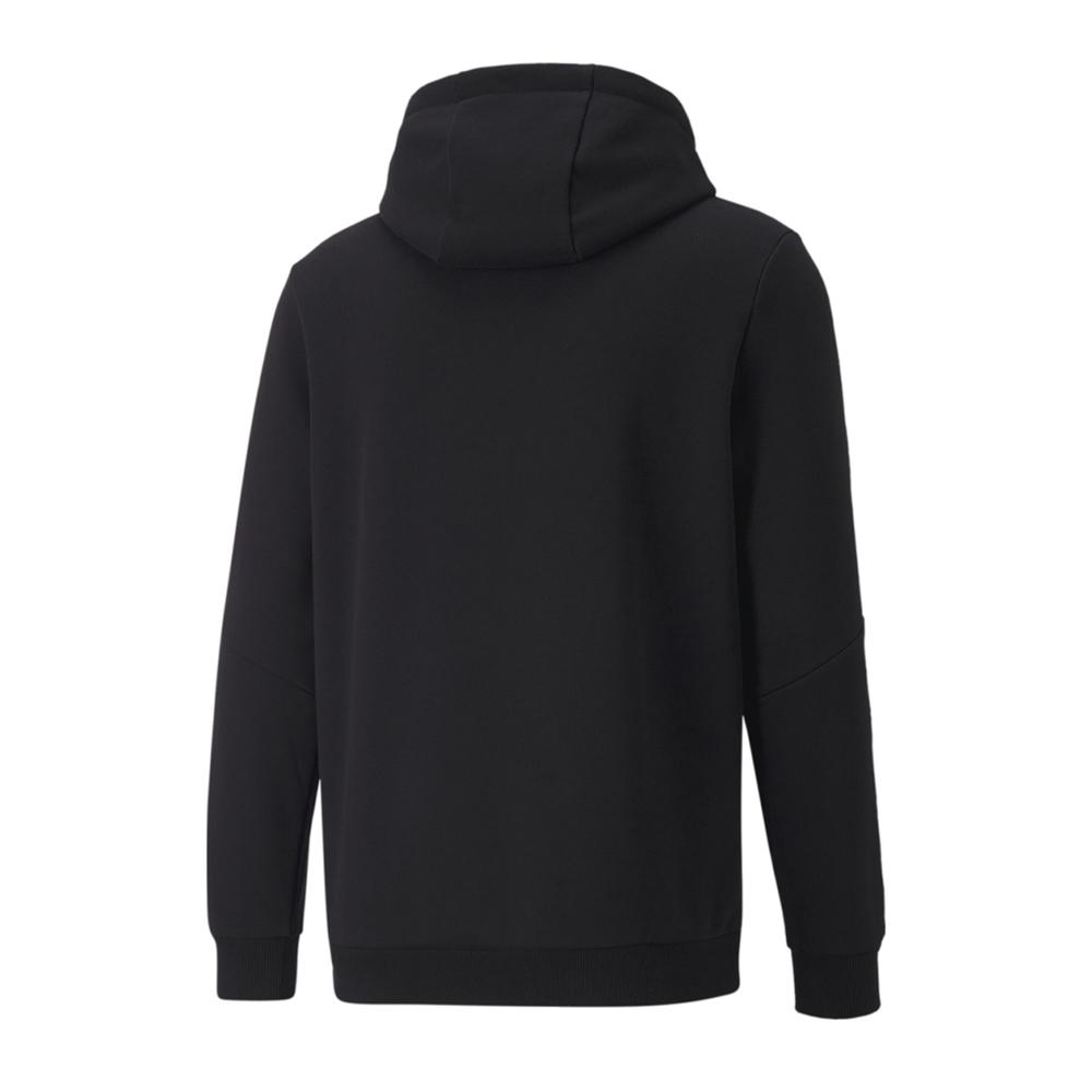 Sweat Noir Homme Puma Hoodie01 vue 2