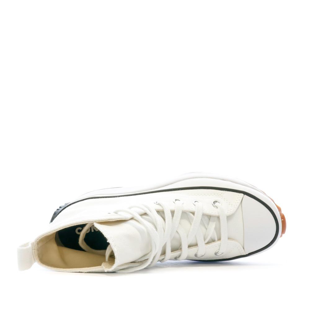 Baskets Blanches Mixte Converse Run Star Hike vue 4