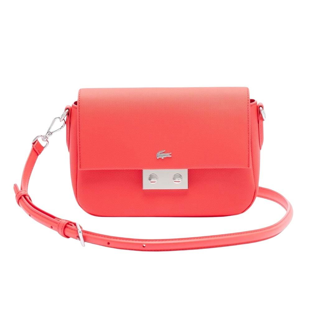Sac à bandoulière Rose Fushia Femme Lacoste CITY pas cher