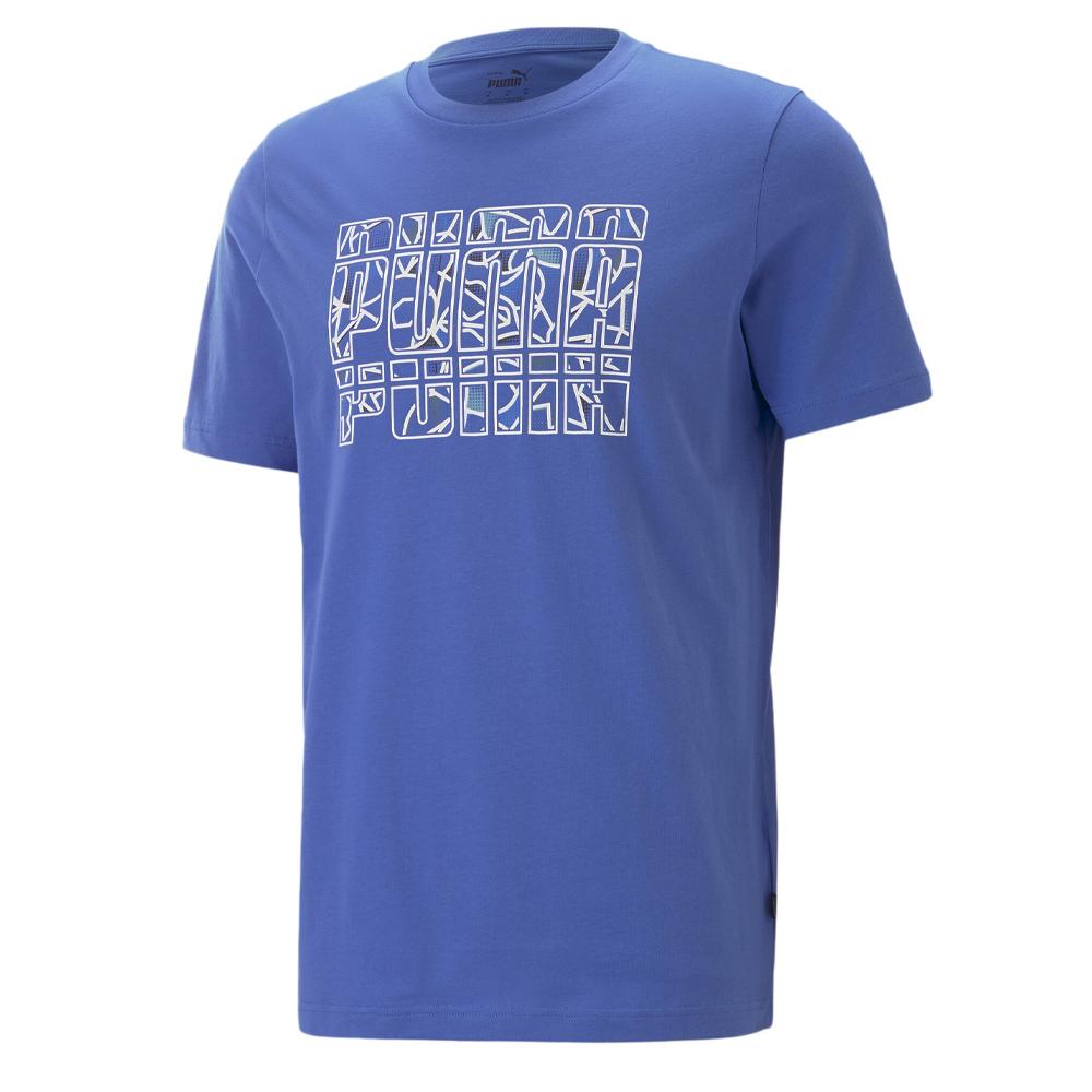 T-Shirt Bleu Homme Puma Summer pas cher