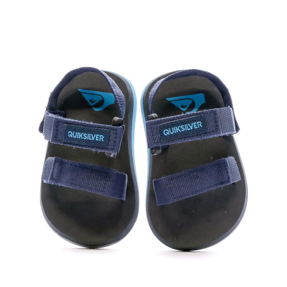 Sandales Noires/Bleues Bébé/Garçon Quiksilver Monkey vue 3