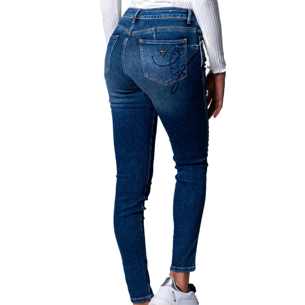 Jean Skinny Bleu foncé Femme Guess Dals vue 2