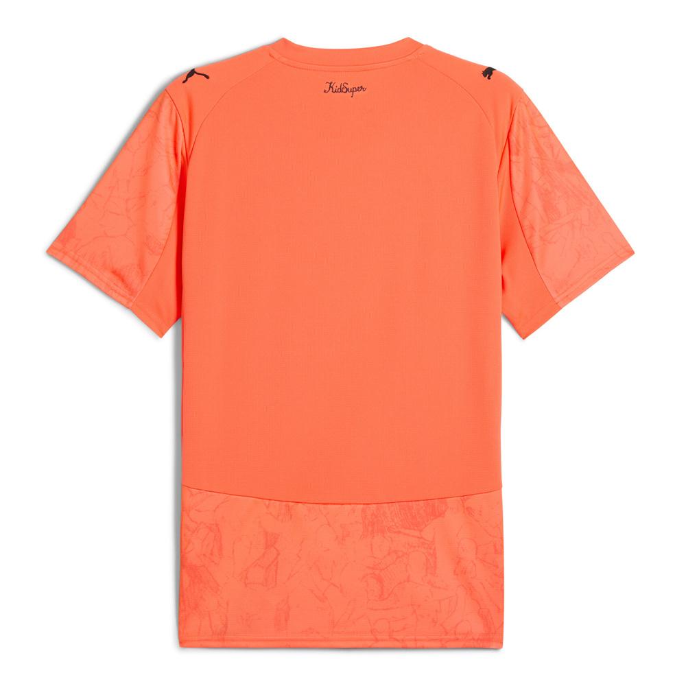 Manchester City Maillot de Gardien Orange Homme Puma Kidsuper vue 2