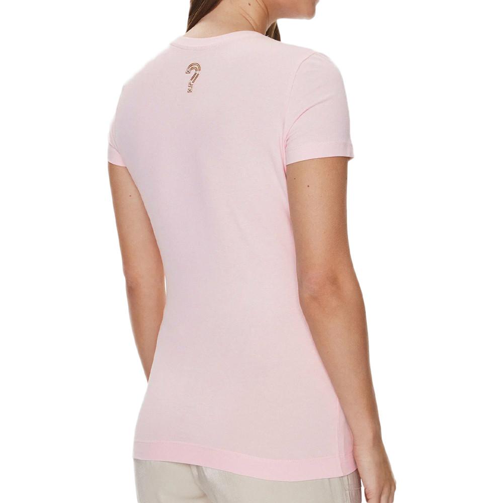 T-shirt Rose Femme Guess Bold vue 2