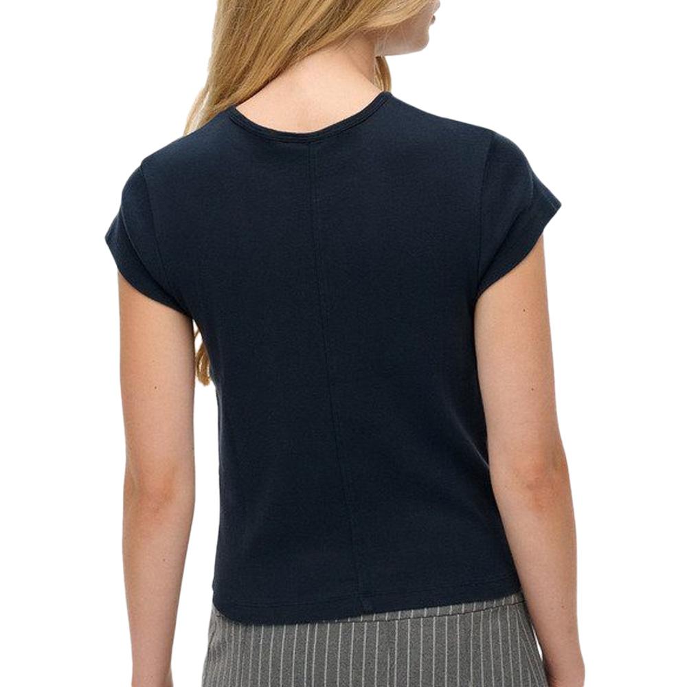 T-shirt Marine Femme Superdry Athletic Essential vue 2