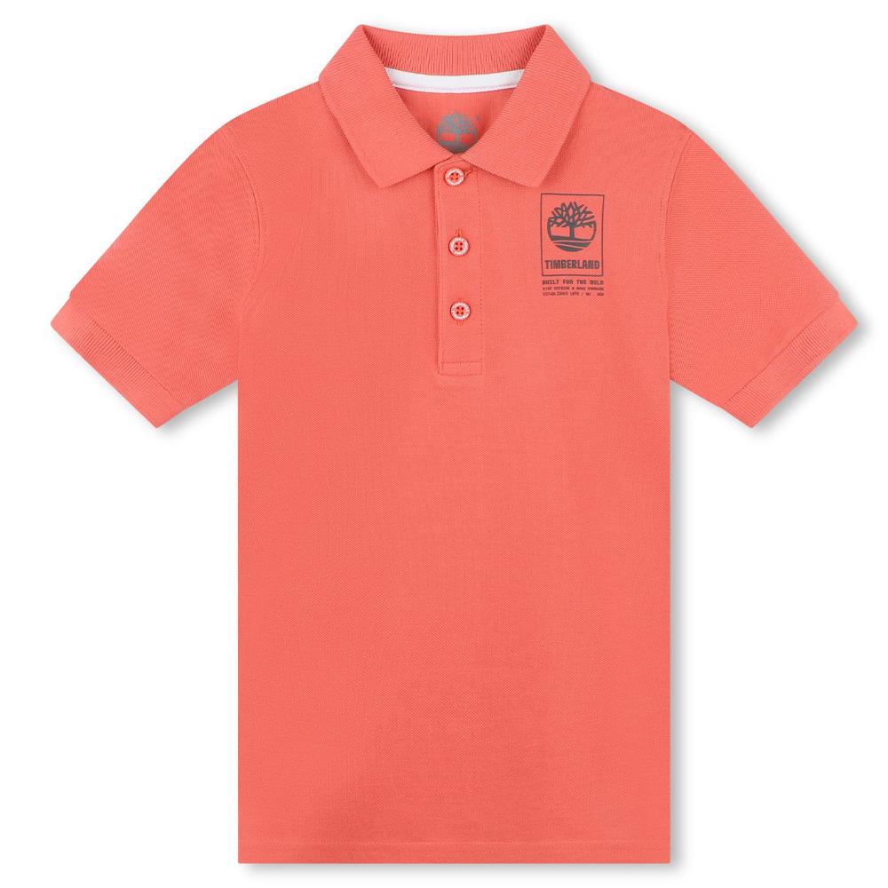Polo Terracotta Garçon Enfant Timberland T60061 pas cher
