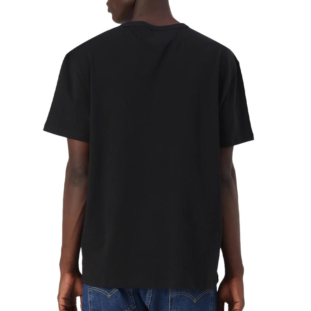 T-shirt Noir Homme Tommy Hilfiger Badge vue 2
