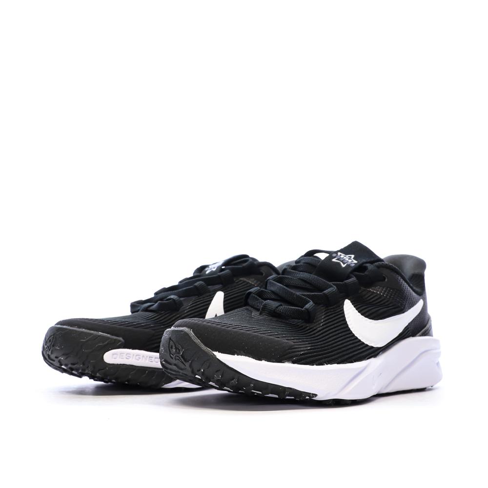 Baskets Noires/Blanches Garçon Nike Star Runner 4 vue 6